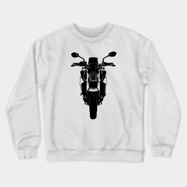 GSX S1000 Front View Sketch Art Crewneck Sweatshirt by KAM Std